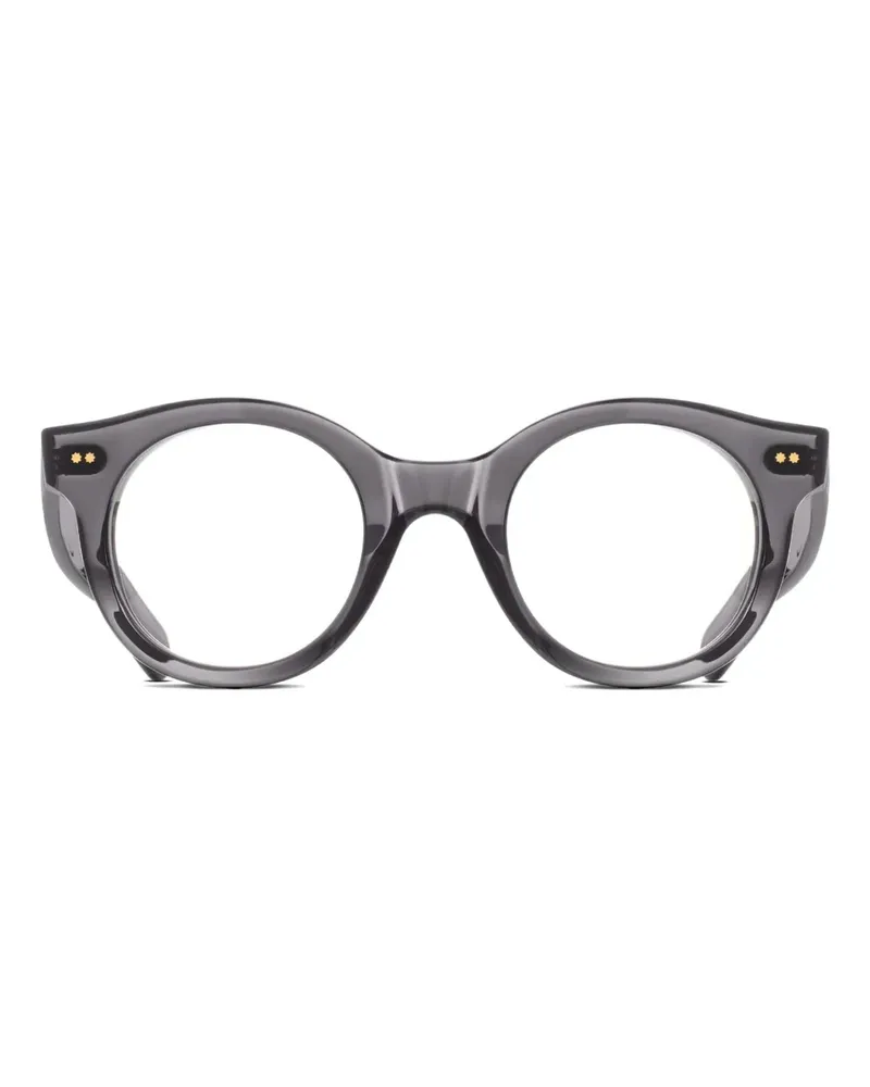 Cutler and Gross Brille mit rundem Gestell - Schwarz Schwarz