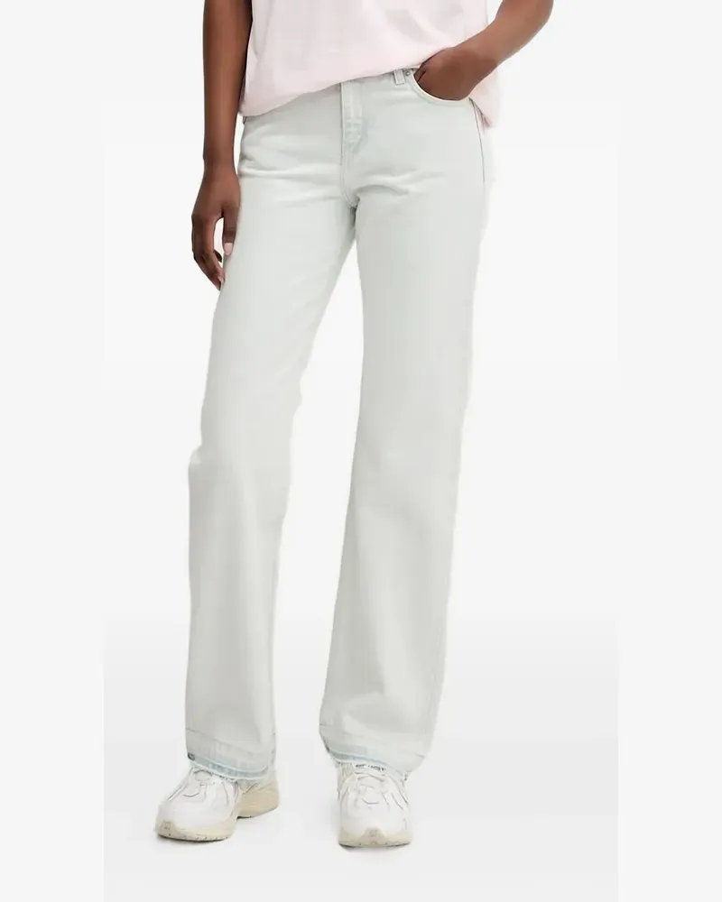 HUGO BOSS Jeans mit Logo-Schild - Blau Blau