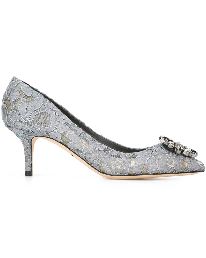 Dolce & Gabbana Verzierte Spitzenpumps - Grau Grau