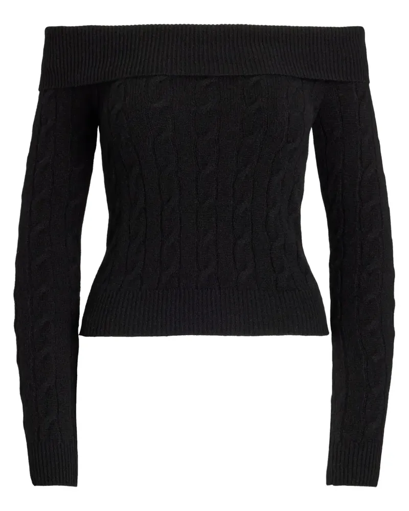 Ralph Lauren Pullover mit Zopfmuster - Schwarz Schwarz