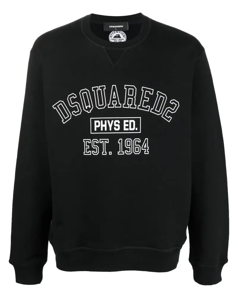 Dsquared2 Sweatshirt mit Logo-Print - Schwarz Schwarz