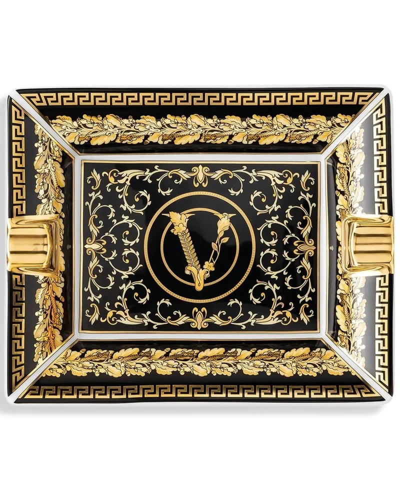Versace Virtus Gala Aschenbecher - Schwarz Schwarz