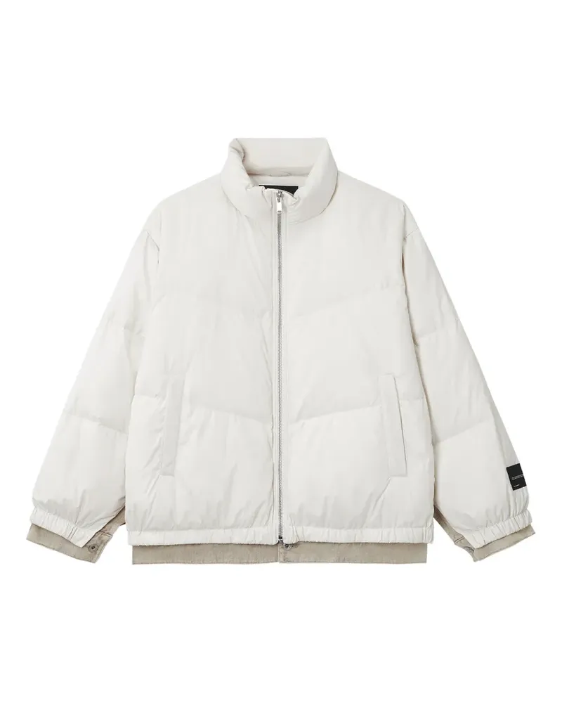 FIVE CM layered puffer jacket - Weiß Weiß