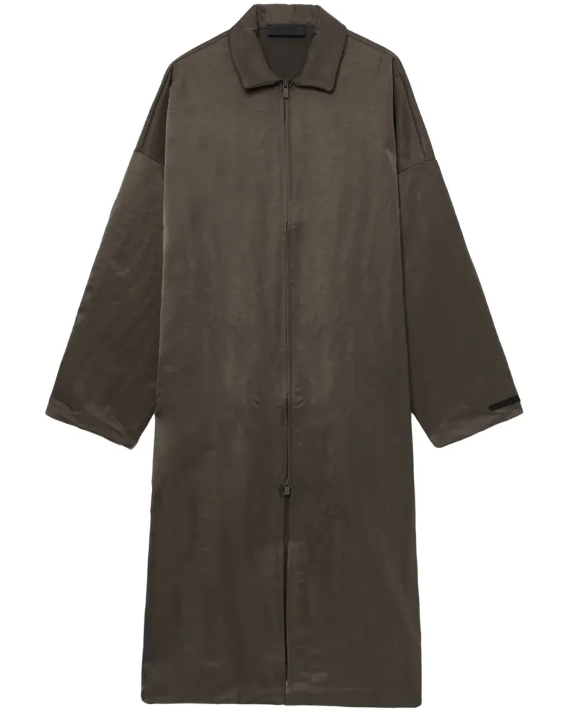 Fear of God Mantel mit Logo-Print - Braun Braun