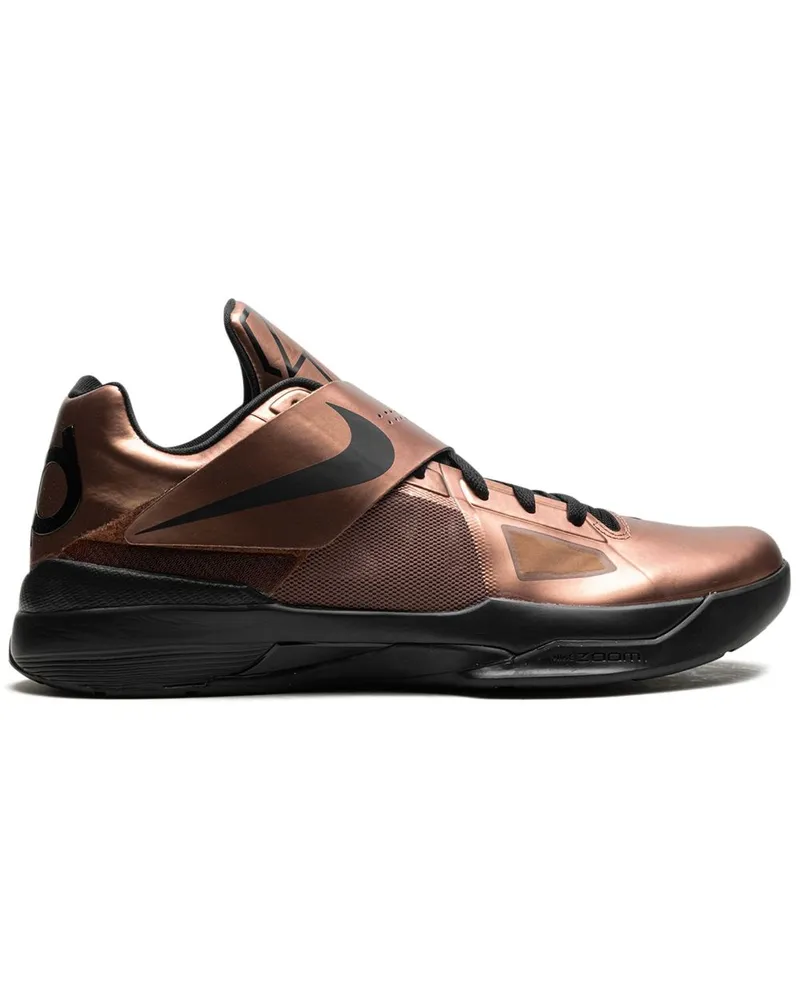 Nike KD 4 "Christmas Metallic Copper/Black" Sneakers - Braun Braun
