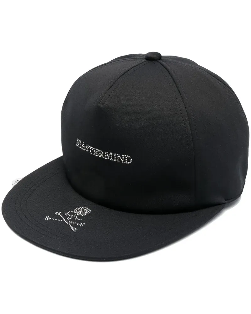 Mastermind World Baseballkappe mit Kristallen - Schwarz Schwarz