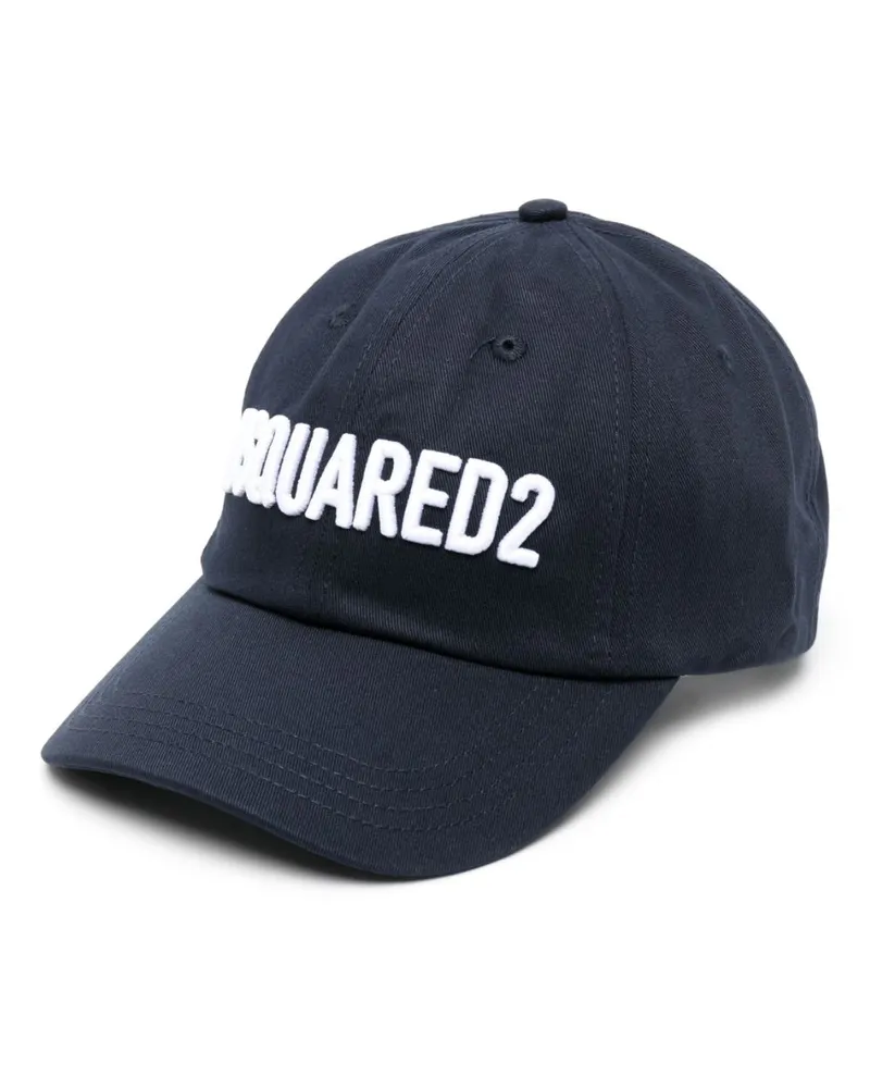 Dsquared2 Baseballkappe mit Logo-Stickerei - Blau Blau