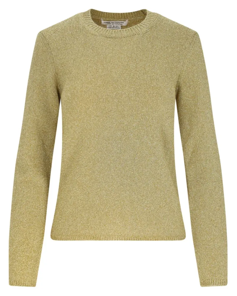 Comme des Garçons Pullover aus Lurex - Gelb Gelb
