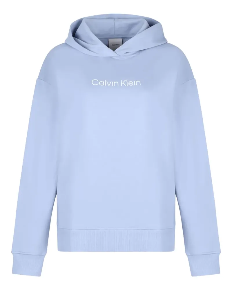 Calvin Klein Hoodie mit Logo-Print - Blau Blau