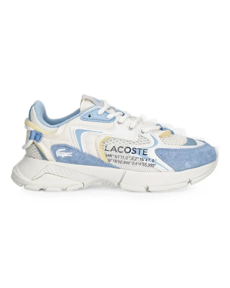 Lacoste L 003 mesh-panelled sneakers - Weiß Weiß