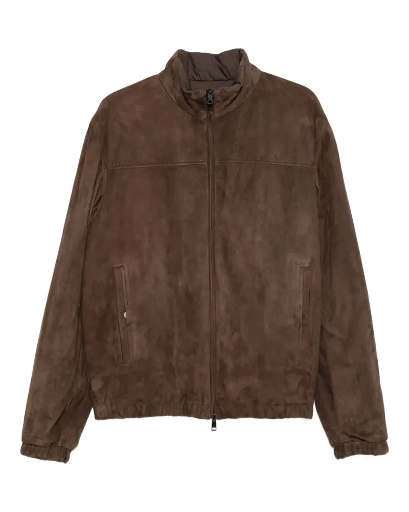 Moncler Jacke aus Wildleder - Braun Braun