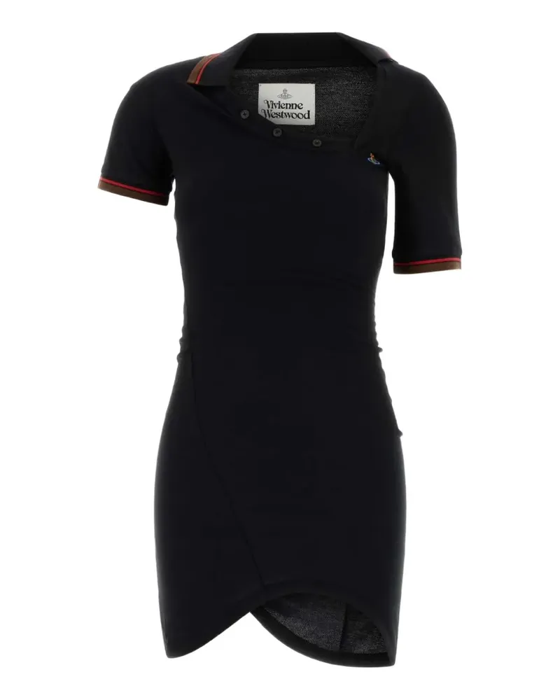Vivienne Westwood Asymmetrisches Glory Polokleid - Schwarz Schwarz