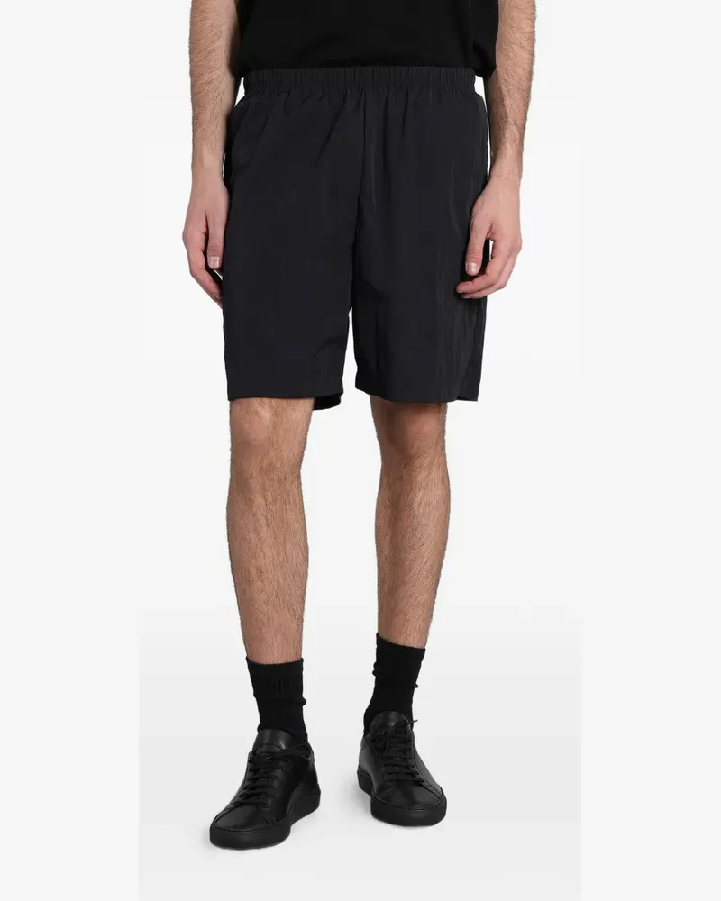 ATTACHMENT elasticated-waistband shorts - Schwarz Schwarz