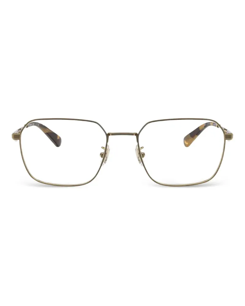 Coach Brille mit geometrischem Gestell - Gold Gold