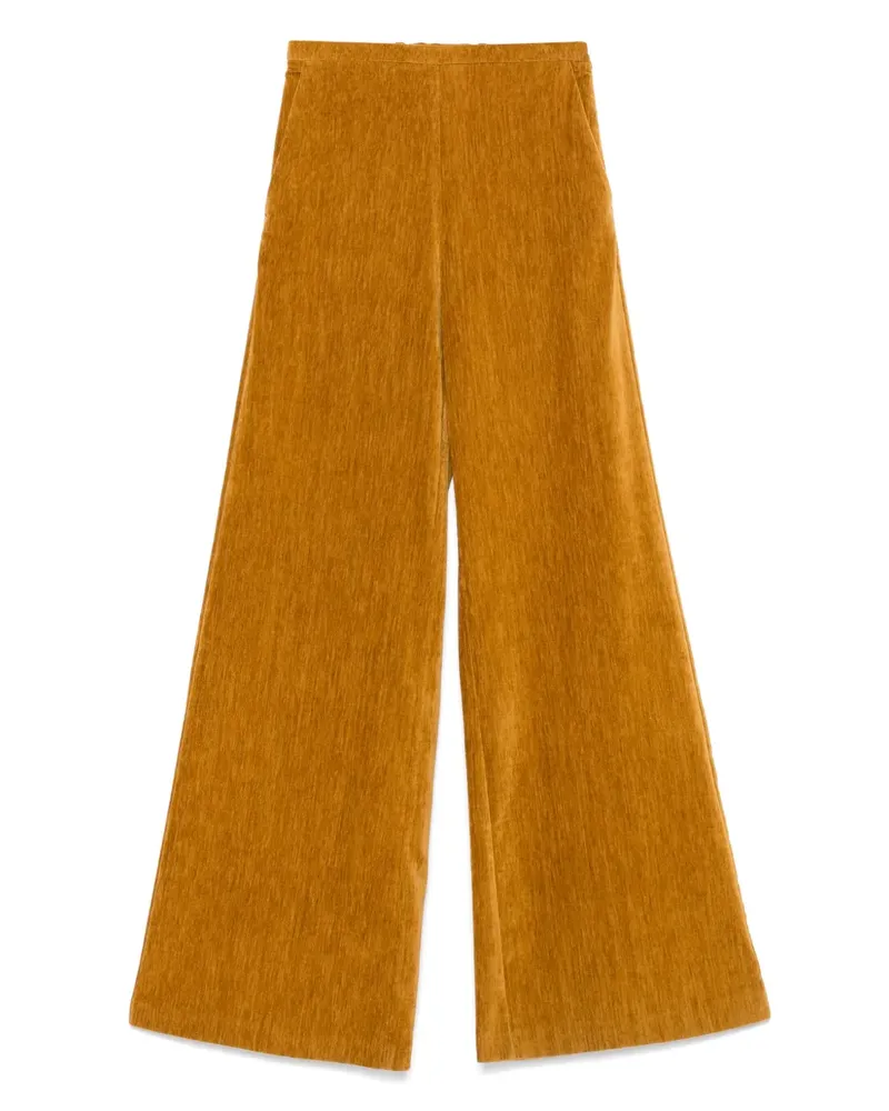 forte_forte Strukturierte Hose - Orange Orange