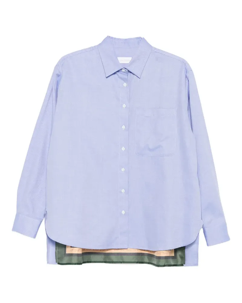 Robert Friedman panelled shirt - Blau Blau