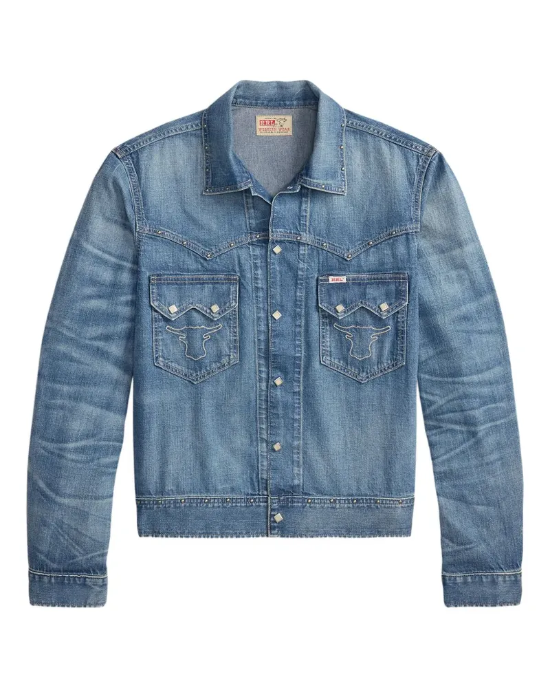 Ralph Lauren Jacke mit Nietenstickerei - Blau Blau