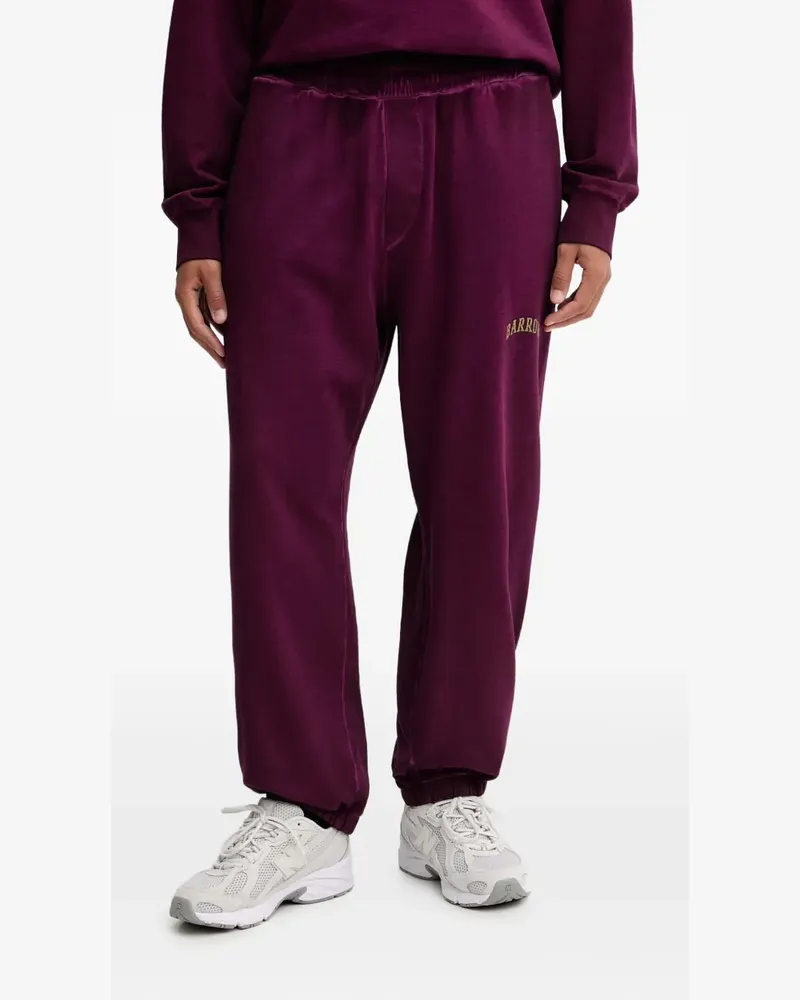 BARROW logo-print track pants - Violett Violett