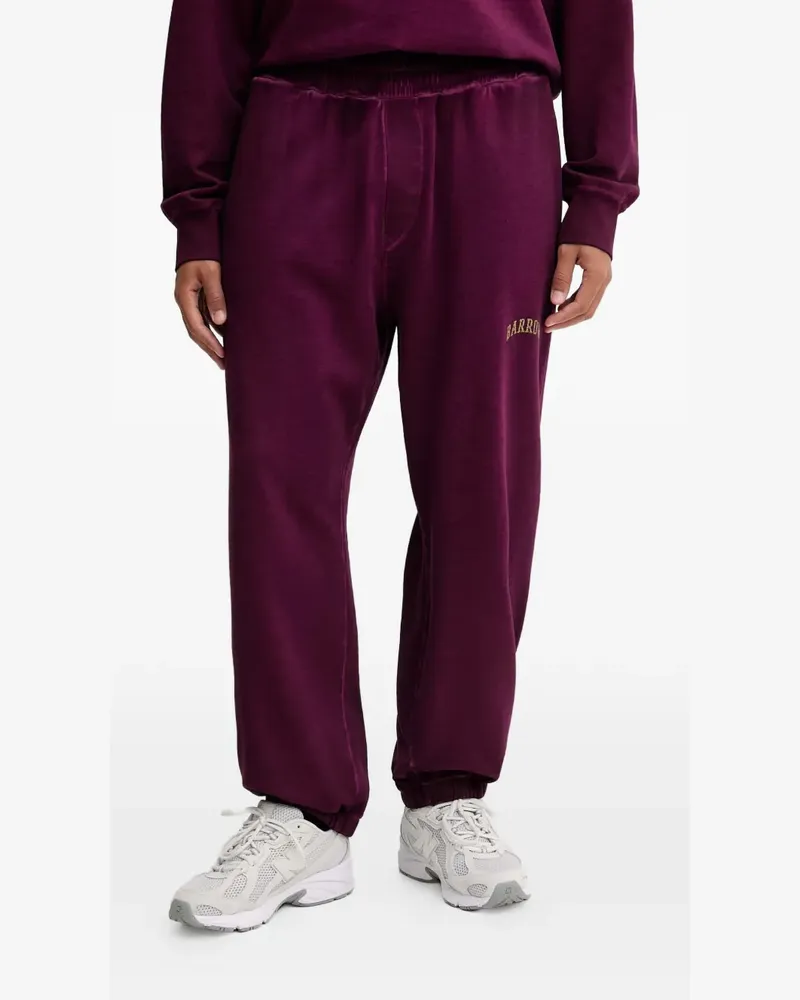 BARROW logo-print track pants - Violett Violett