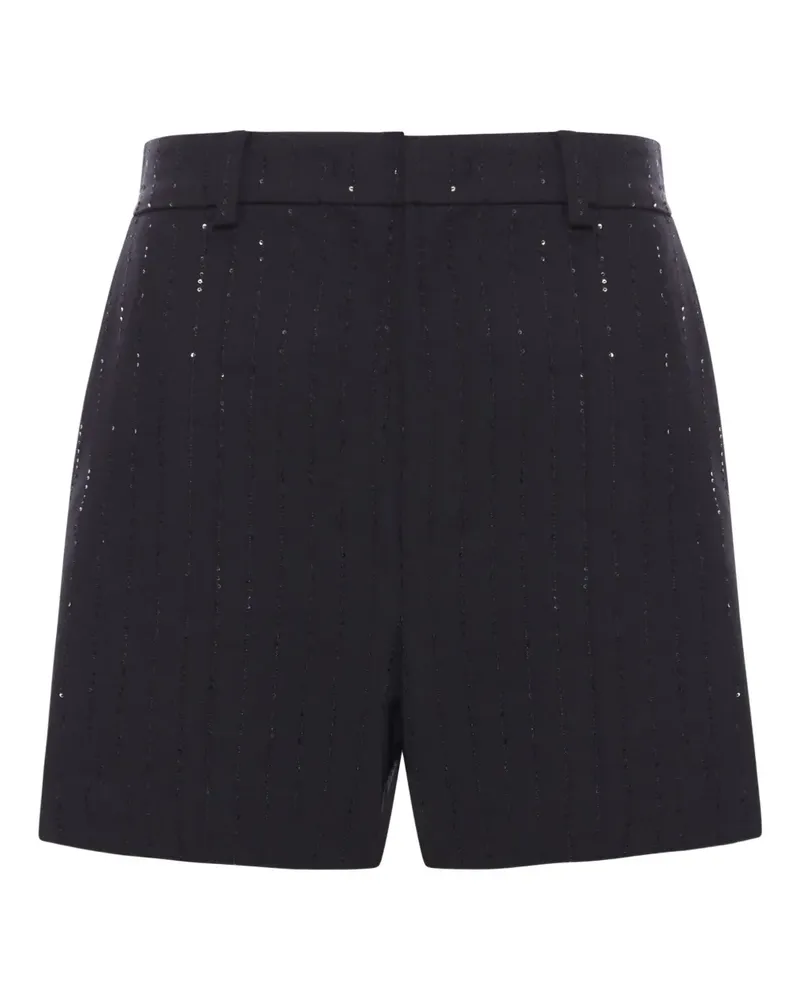 Max Mara Shorts mit Kristallen - Schwarz Schwarz