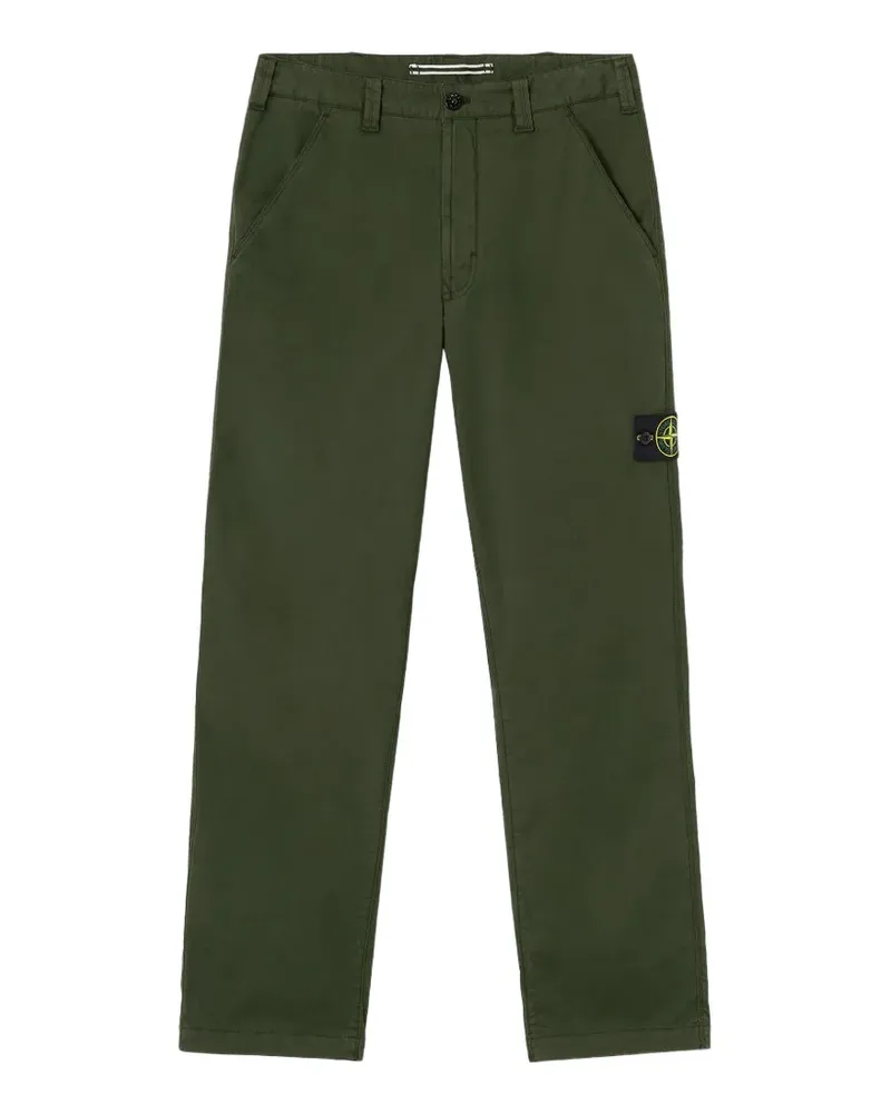 Stone Island Chino mit Gürtelschlaufen - Grün Grün