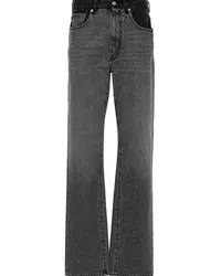 Maison Margiela Halbhohe Slim-Fit-Jeans Grau