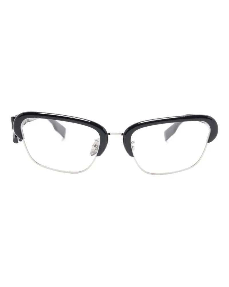 SHUSHU/TONG x Yvmin bow-detail glasses - Schwarz Schwarz