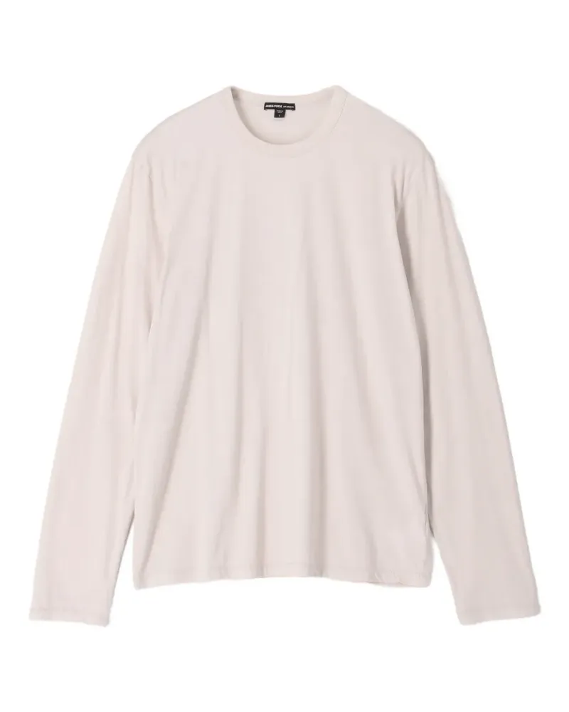 James Perse Luxe Lotus long-sleeve T-shirt - Silber Silber
