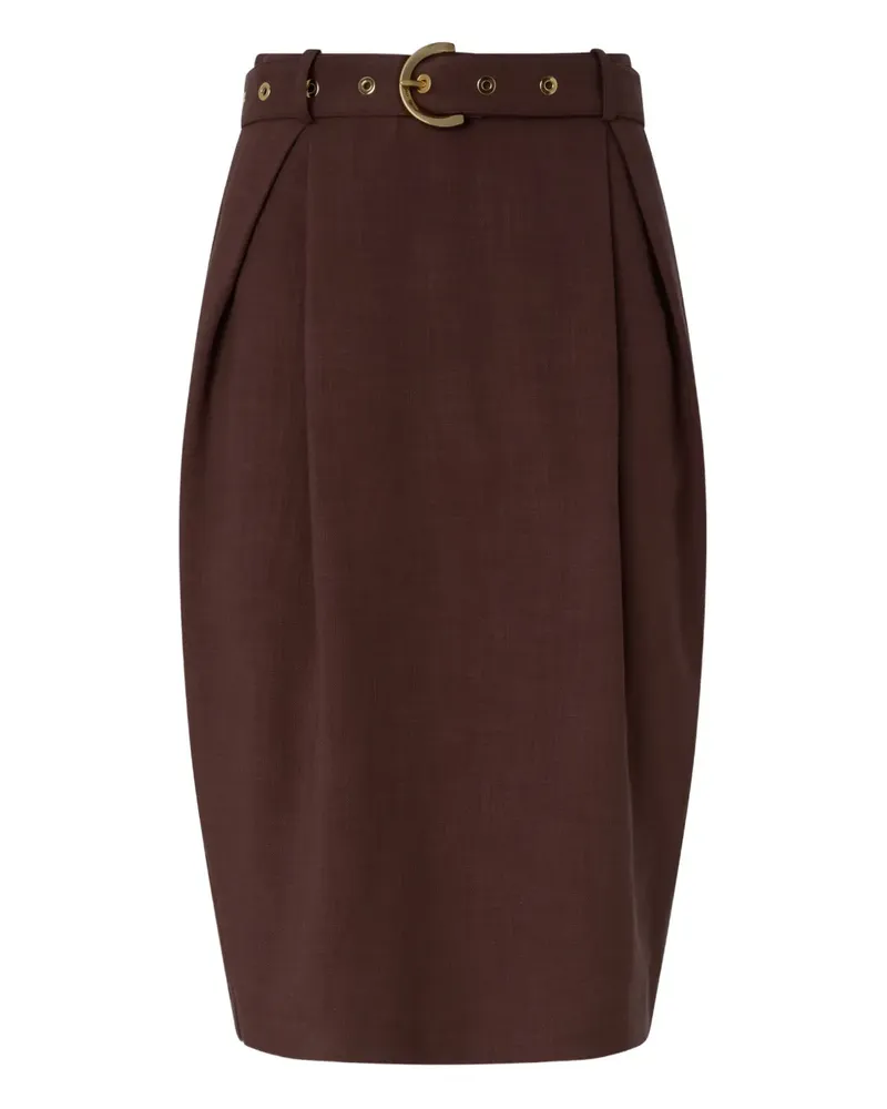 Pinko Rock mit Gürtel - Braun Braun