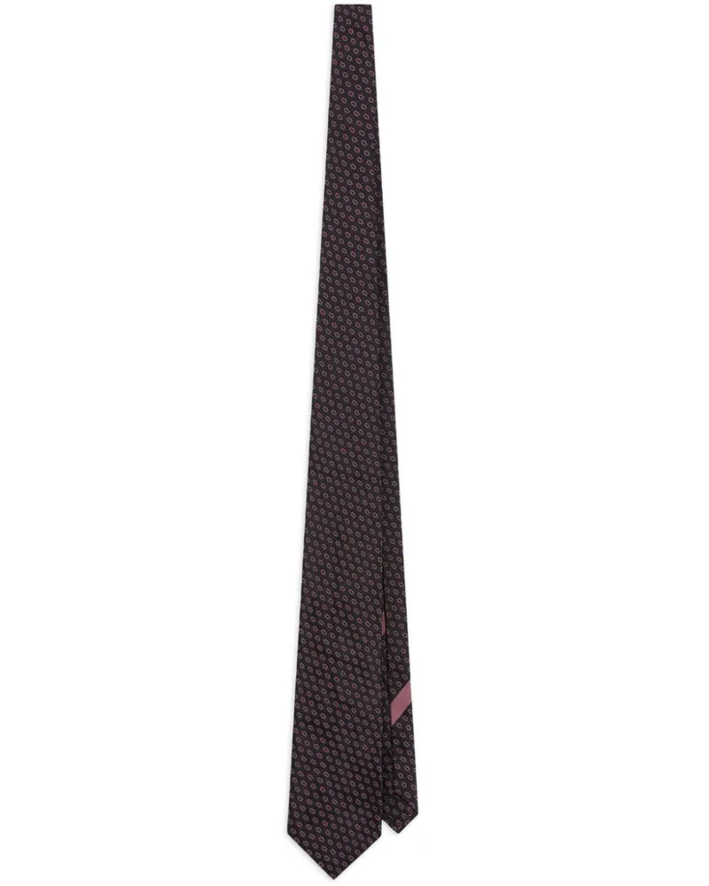 Dolce & Gabbana Krawatte mit Jacquardmuster - Schwarz Schwarz