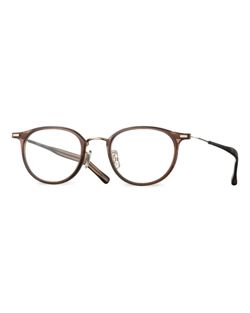 EYEVAN 7285 C1 round-frame glasses - Braun Braun