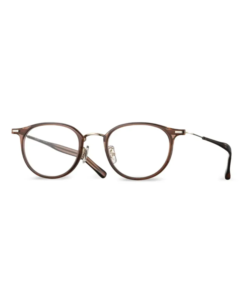 EYEVAN 7285 C1 Brille mit rundem Gestell - Braun Braun
