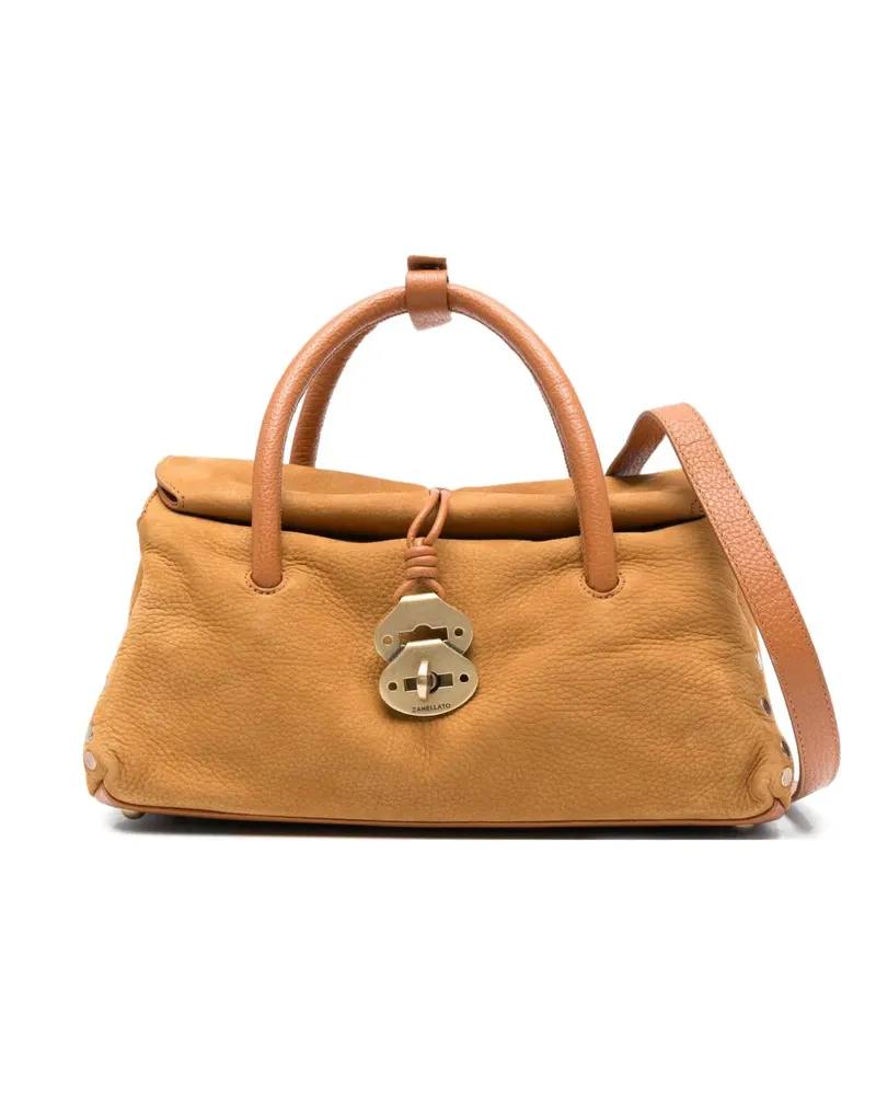 Zanellato Jones Tote Bag aus Wildleder - Braun Braun