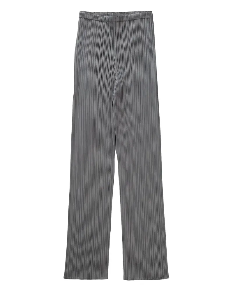 Issey Miyake Hose mit Bundfalten - Grau Grau