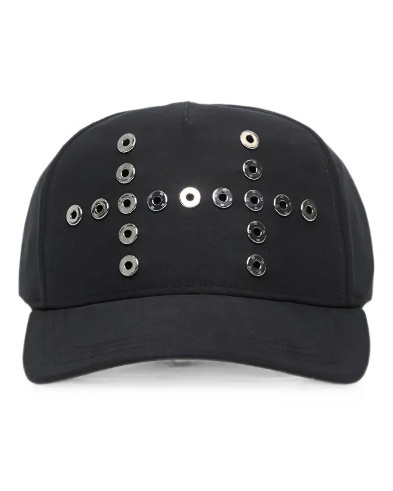 Heliot Emil Kynee Baseballkappe mit Ösen - Schwarz Schwarz