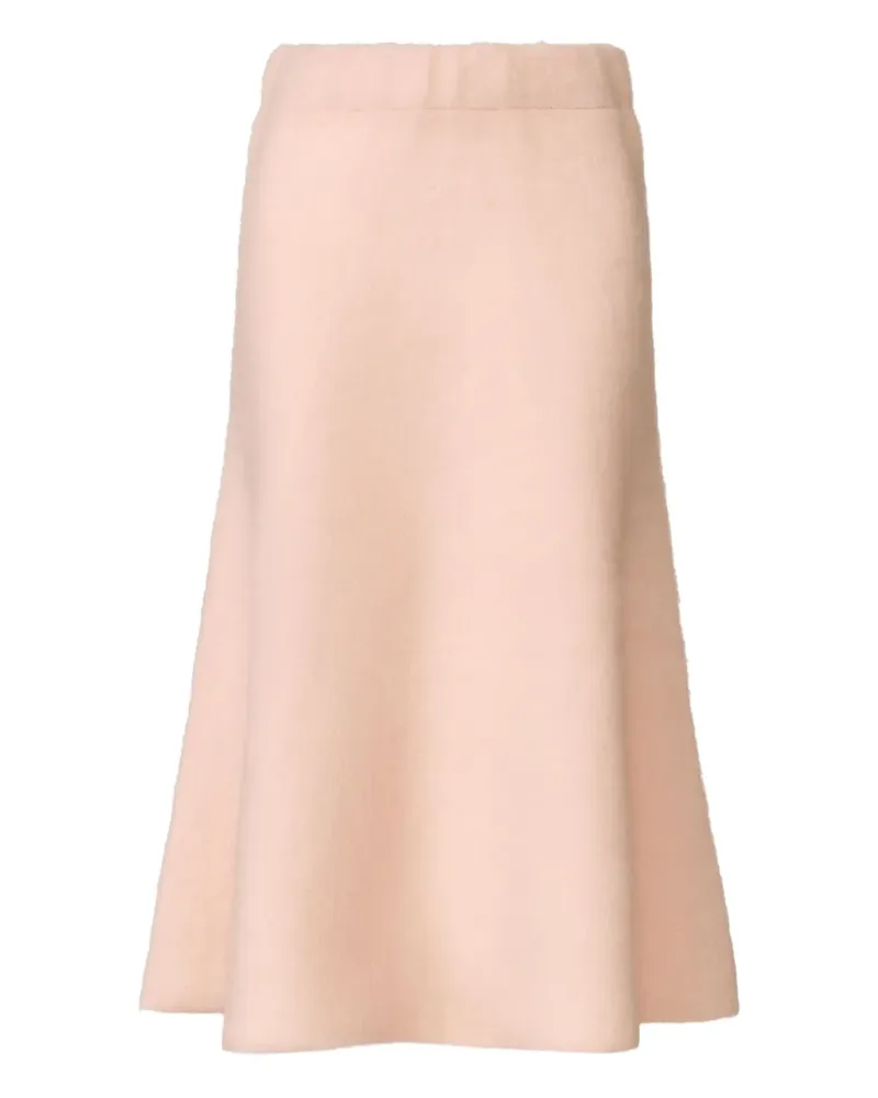 Fabiana Filippi flared knitted midi skirt - Rosa Rosa