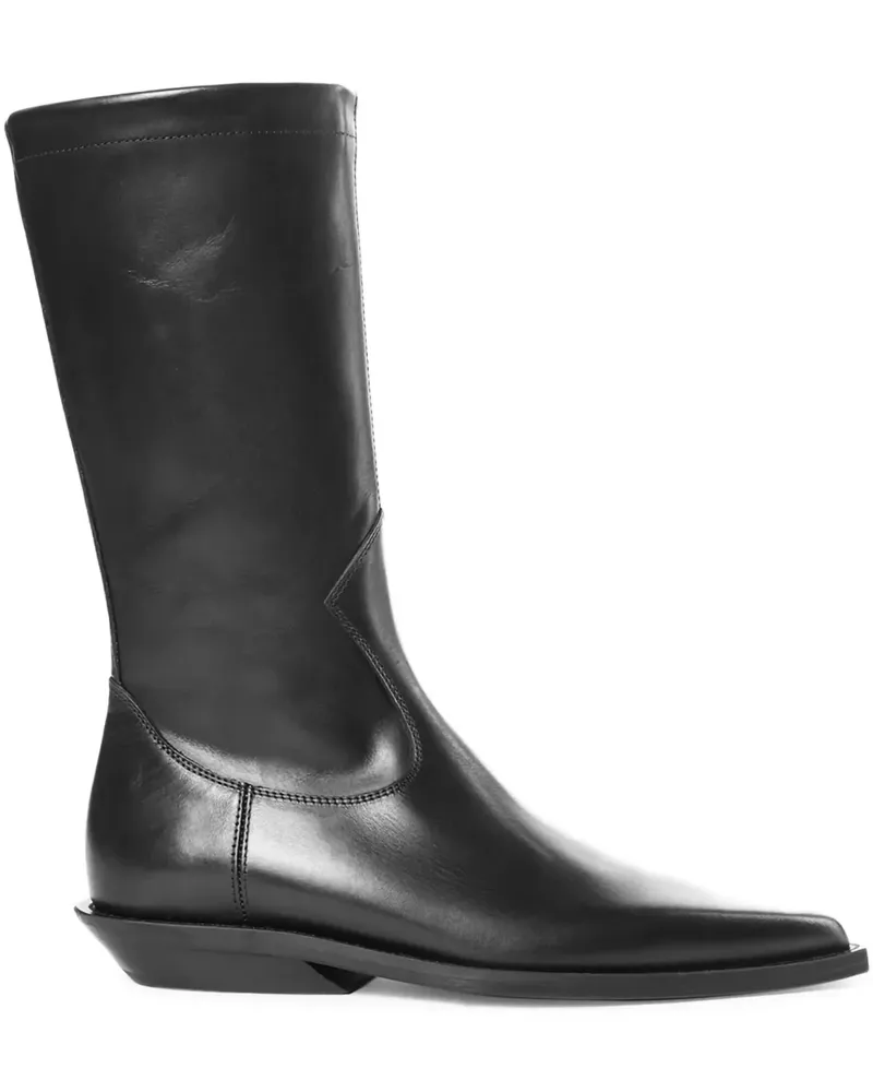 Ann Demeulemeester Jani Cowboystiefel - Schwarz Schwarz