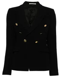 Tagliatore Bouclé-Blazer Schwarz