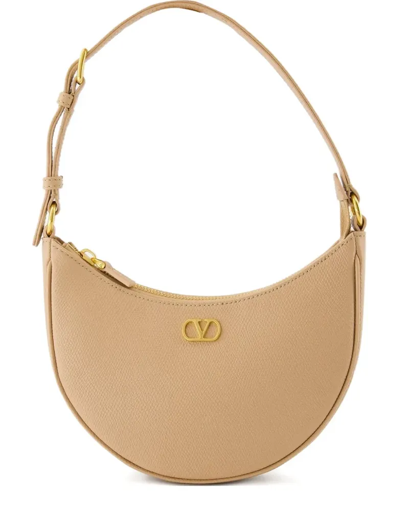 Valentino Garavani Le Mini Sac Schultertasche mit Sichelform - Nude Nude