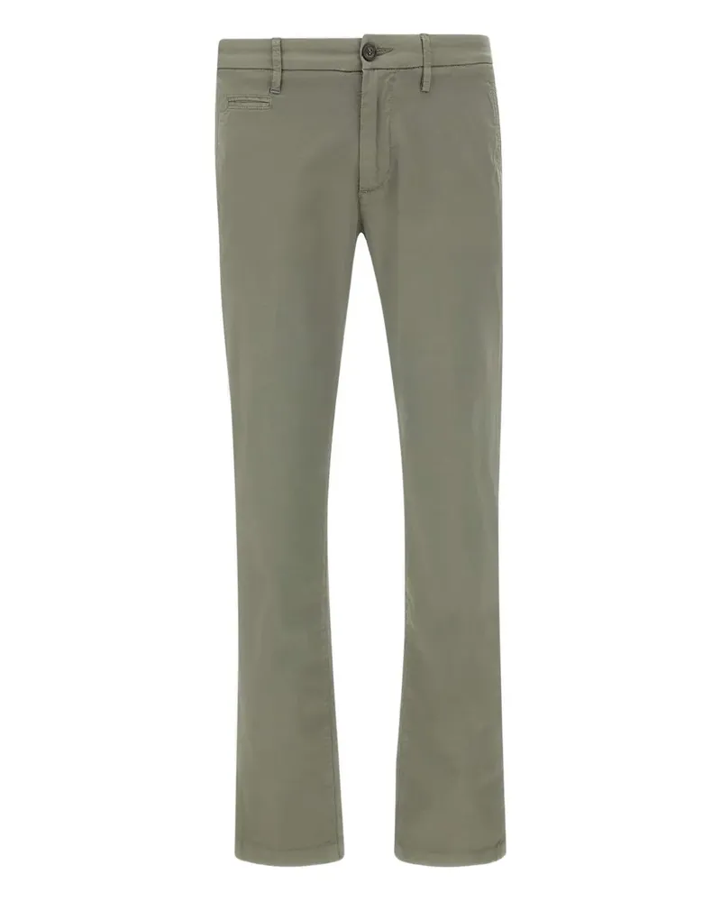 Re-HasH logo-patch trousers - Grün Grün