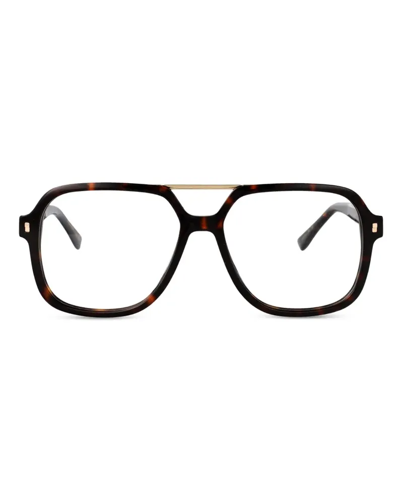 Dsquared2 double-bridge glasses - Braun Braun