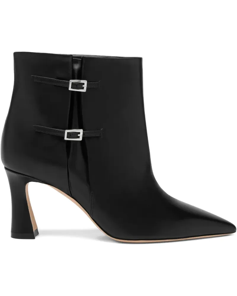 Malone Souliers Spitze Norma Stiefeletten mit Schnallendetail 70mm - Schwarz Schwarz