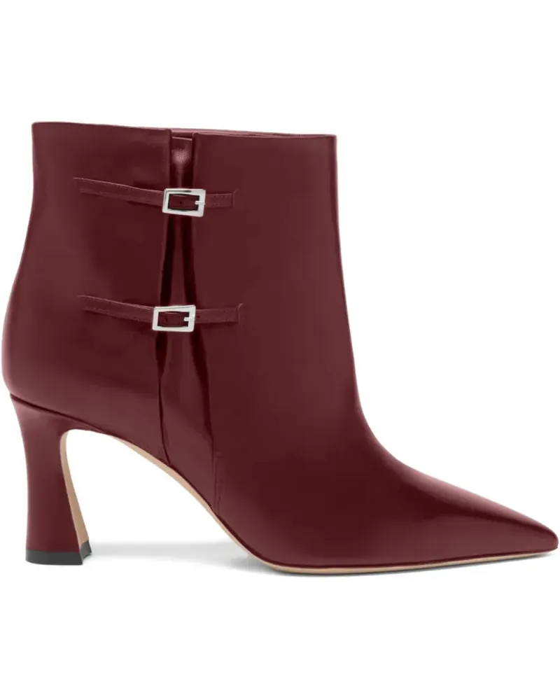 Malone Souliers Spitze Norma Stiefeletten mit Schnallendetail 70mm - Rot Rot