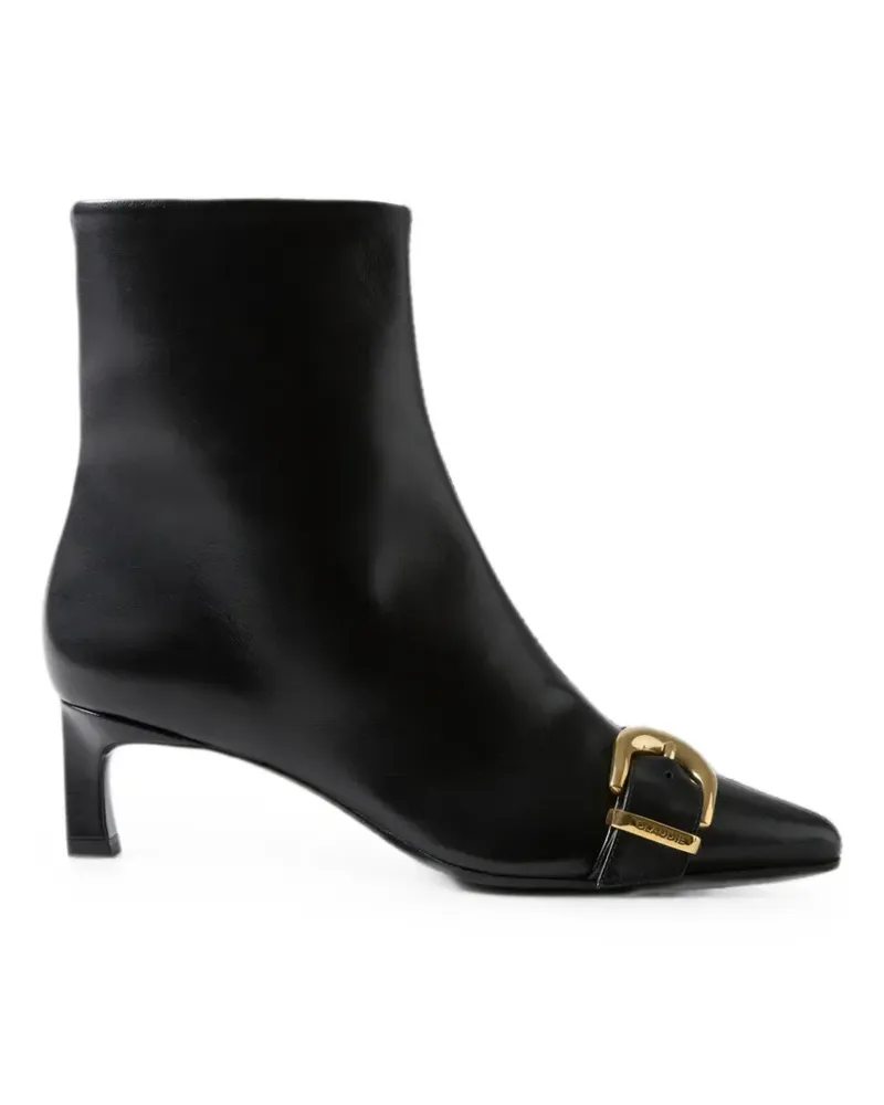 Claudie Pierlot Stiefeletten mit Schnalle - Schwarz Schwarz