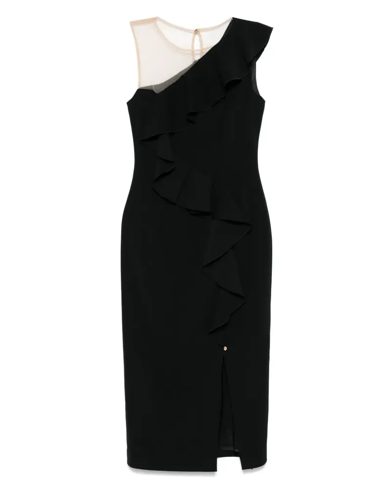 NISSA Asymmetrisches Kleid - Schwarz Schwarz