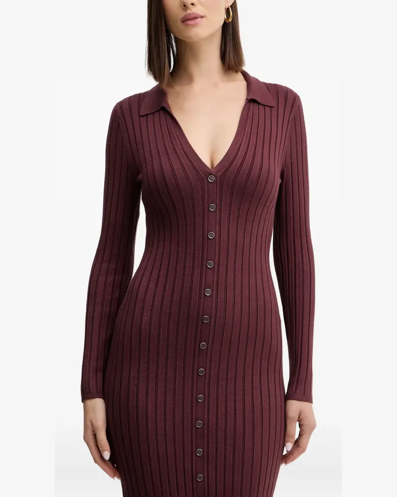 Guess ribbed-knit midi dress - Braun Braun