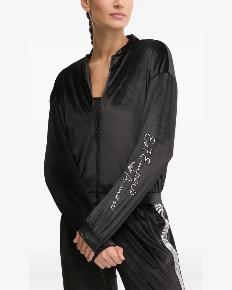EA7 zip-up sweatshirt - Schwarz Schwarz