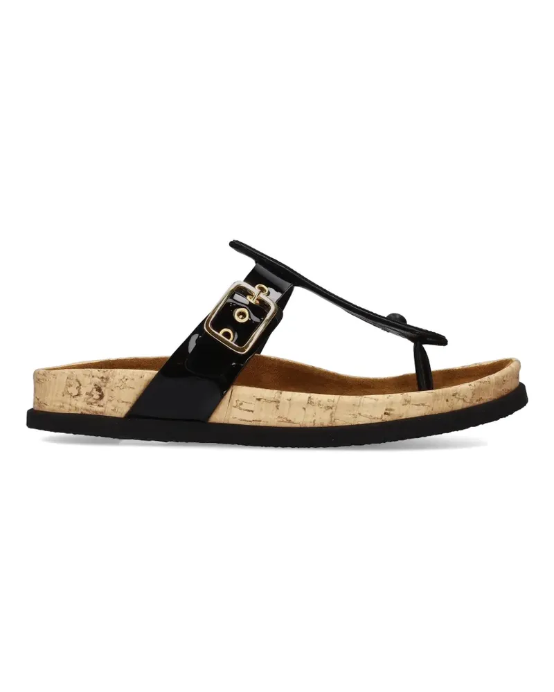 Premiata buckle strap sandals - Schwarz Schwarz