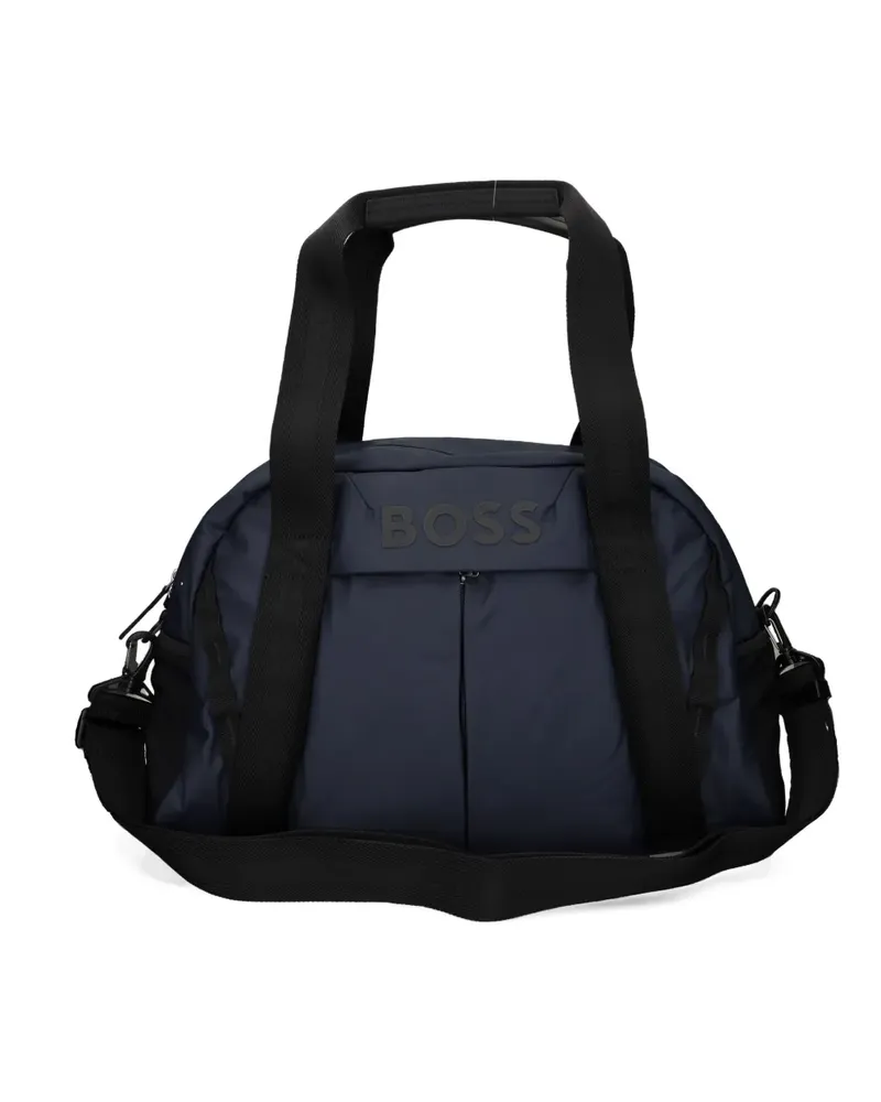 HUGO BOSS Reisetasche mit Logo-Schild - Blau Blau