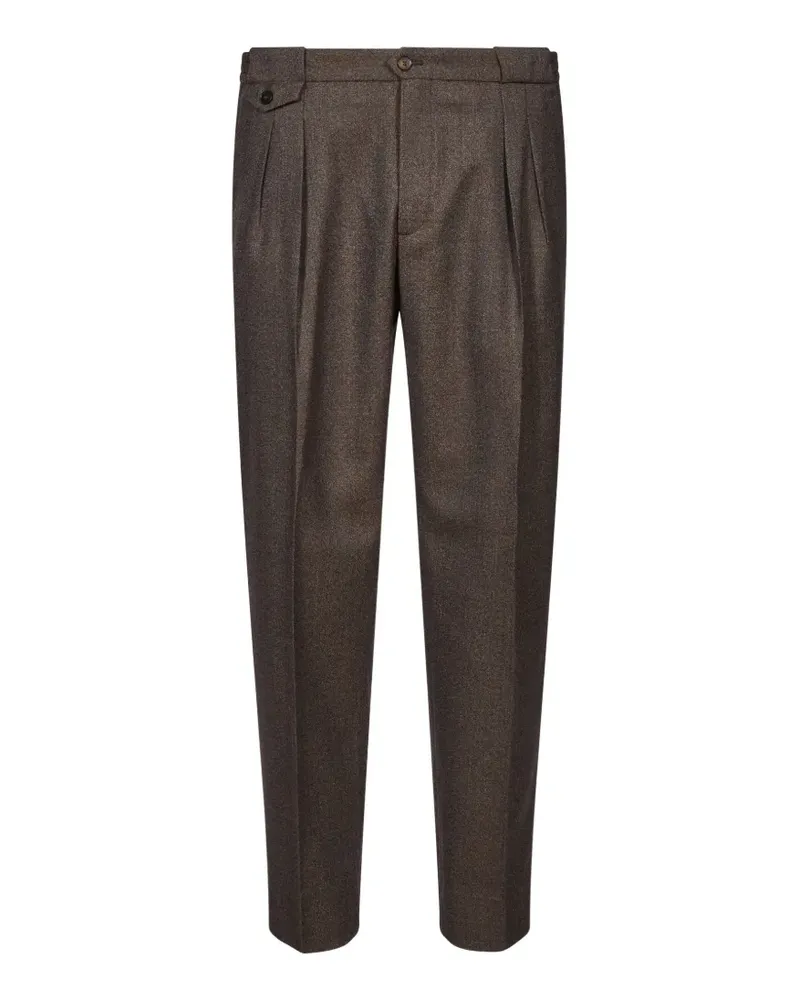 Briglia 1949 pleated-front tailored trousers - Braun Braun
